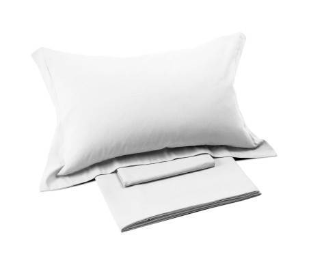 Completo lenzuola matrimoniale di lino Caleffi Panarea